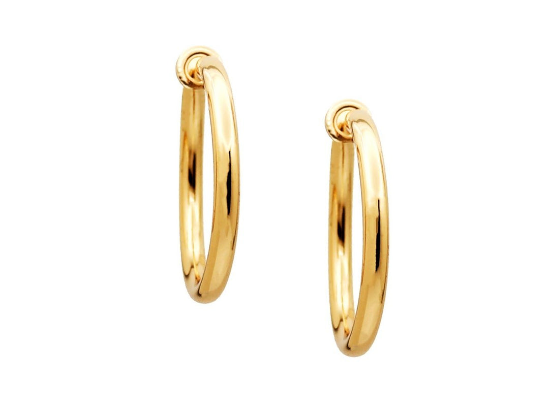 Gold Small Clip Hoops