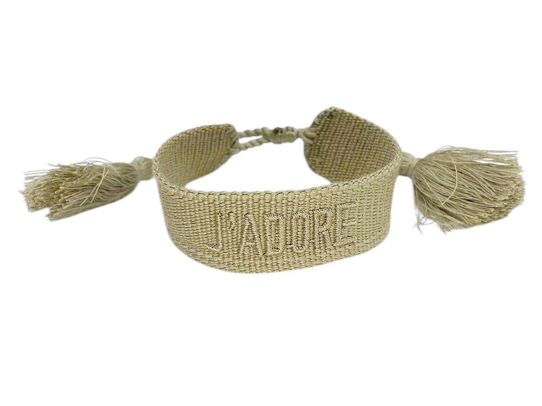 Woven Olive J'ADORE Bracelet