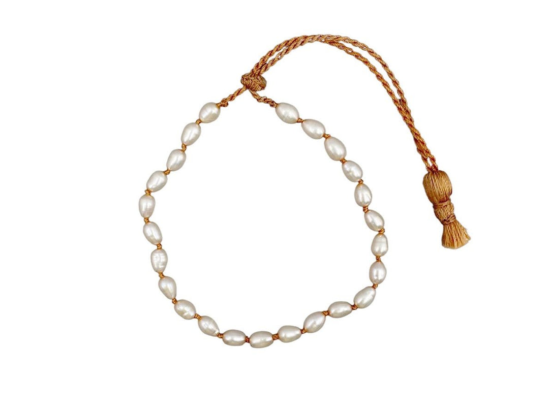 Freshwater Pearl Bracelet with Tassels