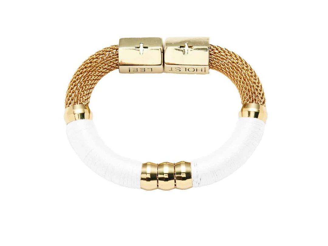 Mesh Classic White Bracelet