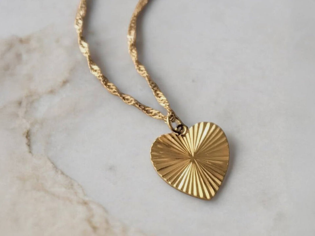 Sunbeam Heart Necklace