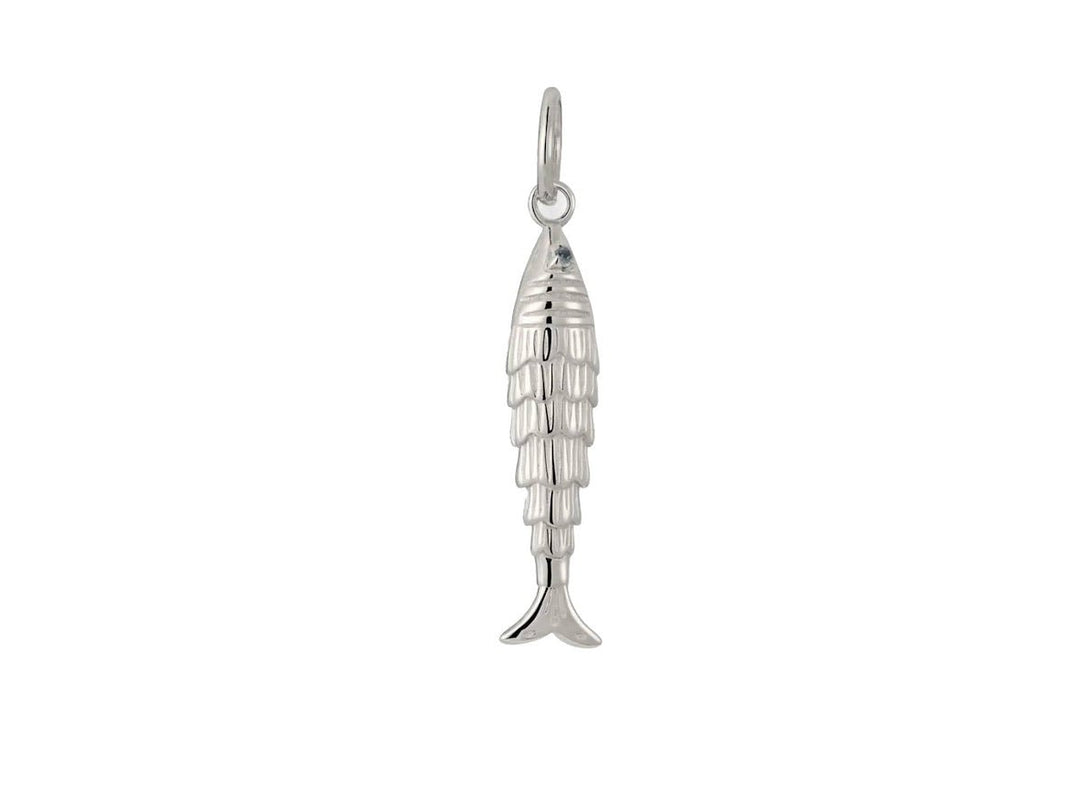 Petite Silver Fish Charm