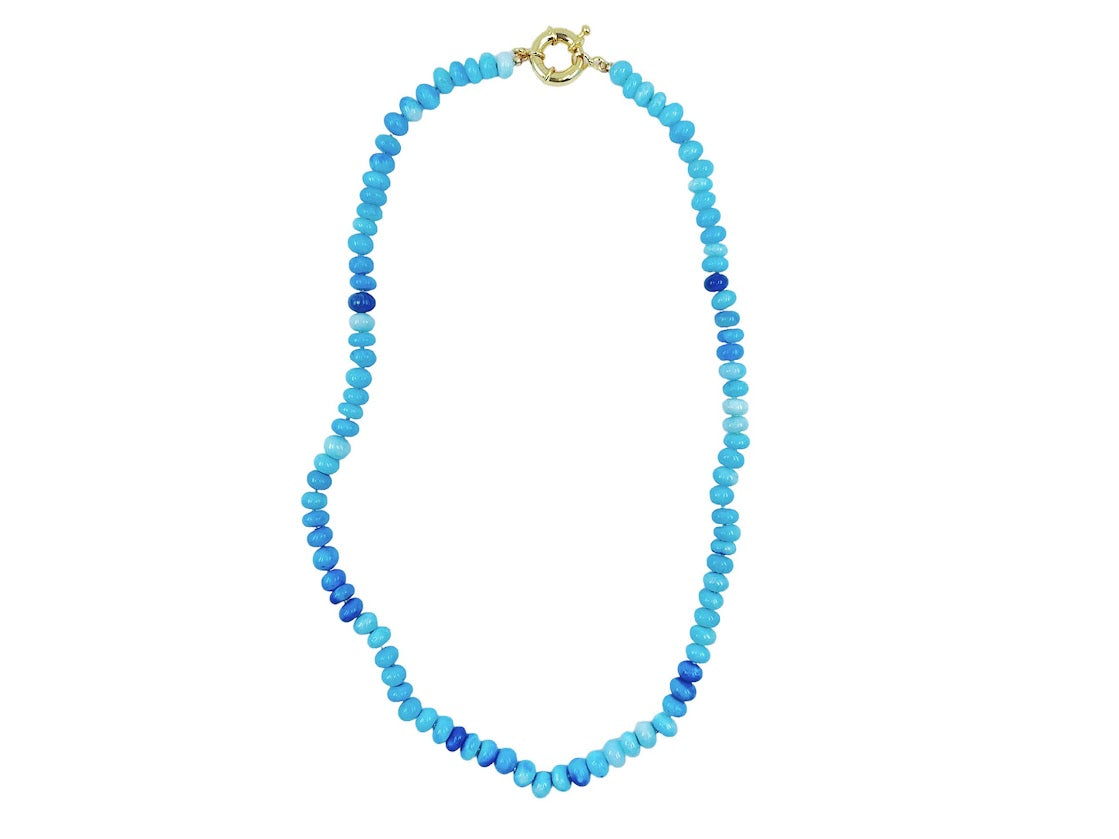 Shaded Turquoise Opal Strand Necklace Middlemarch