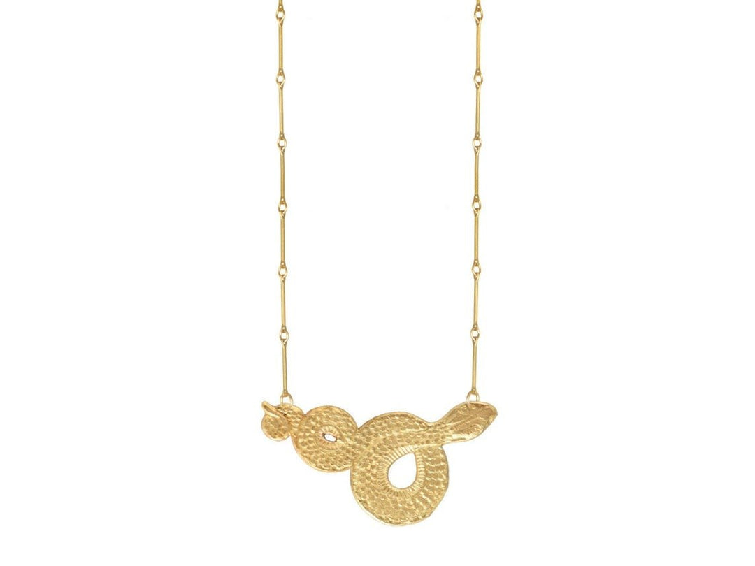 Brass Viper Necklace