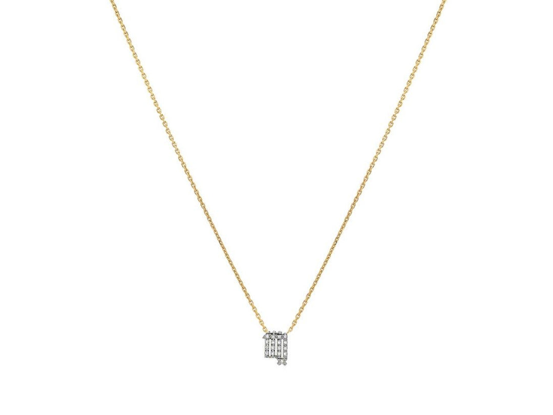 14k Diamond Virgo Pendant Necklace