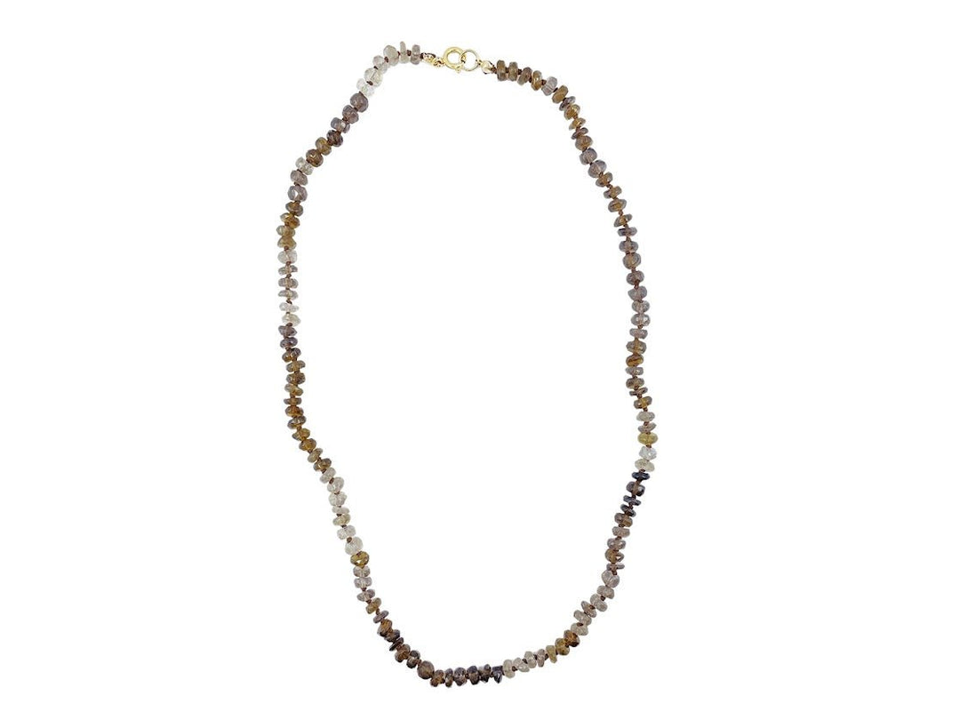 Beer Quartz Ombre Strand Necklace.