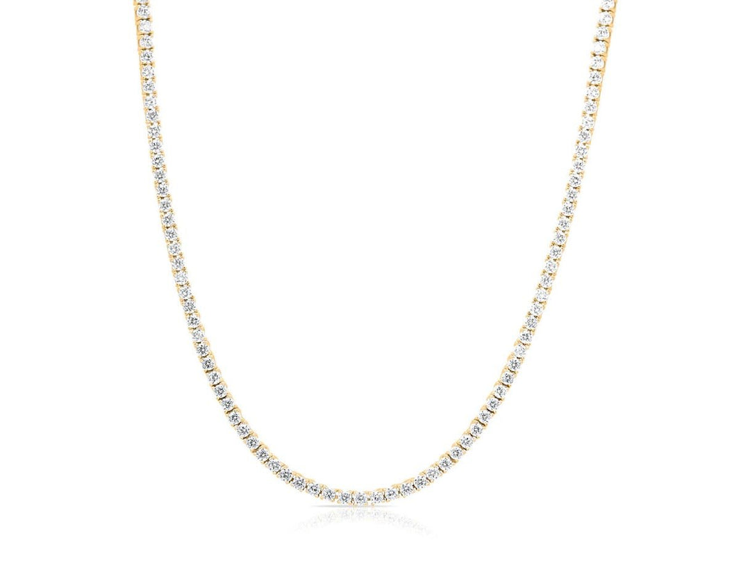 Gold Tennis Necklace