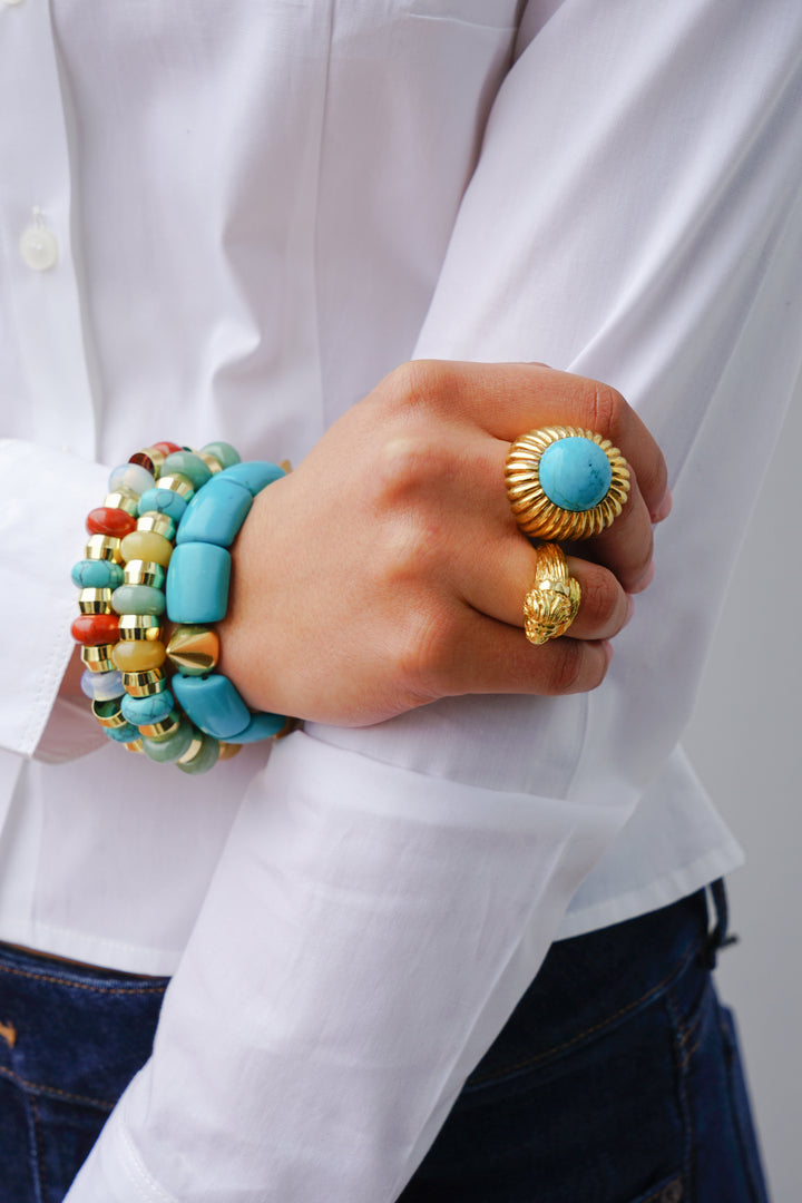 Turquoise Begum Ring