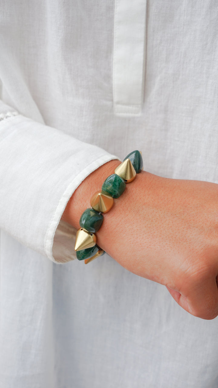 Green Aventurine Luxe Positive Points Bracelet