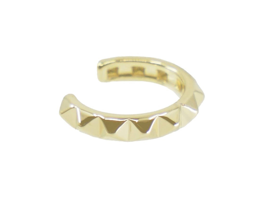 Gold Pyramid Ear Cuff