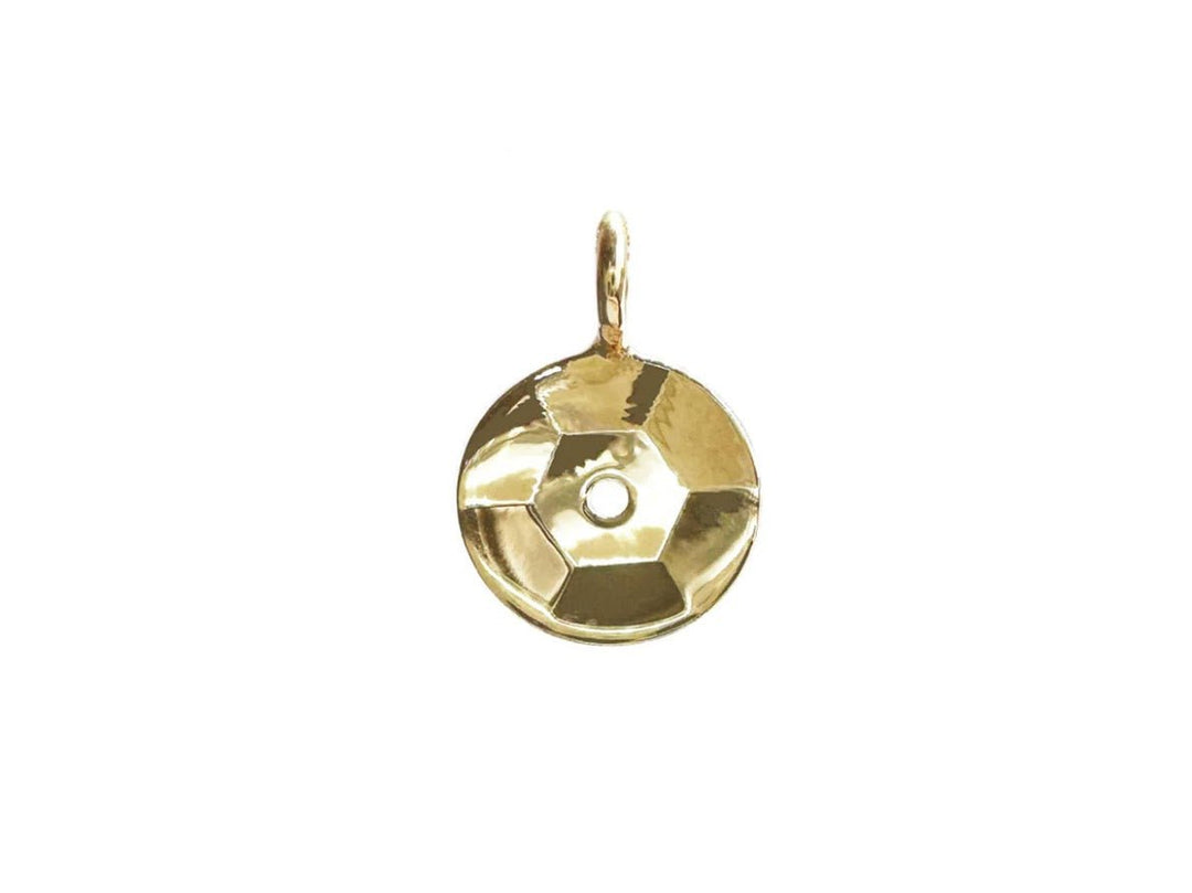 14k Sequin Charm