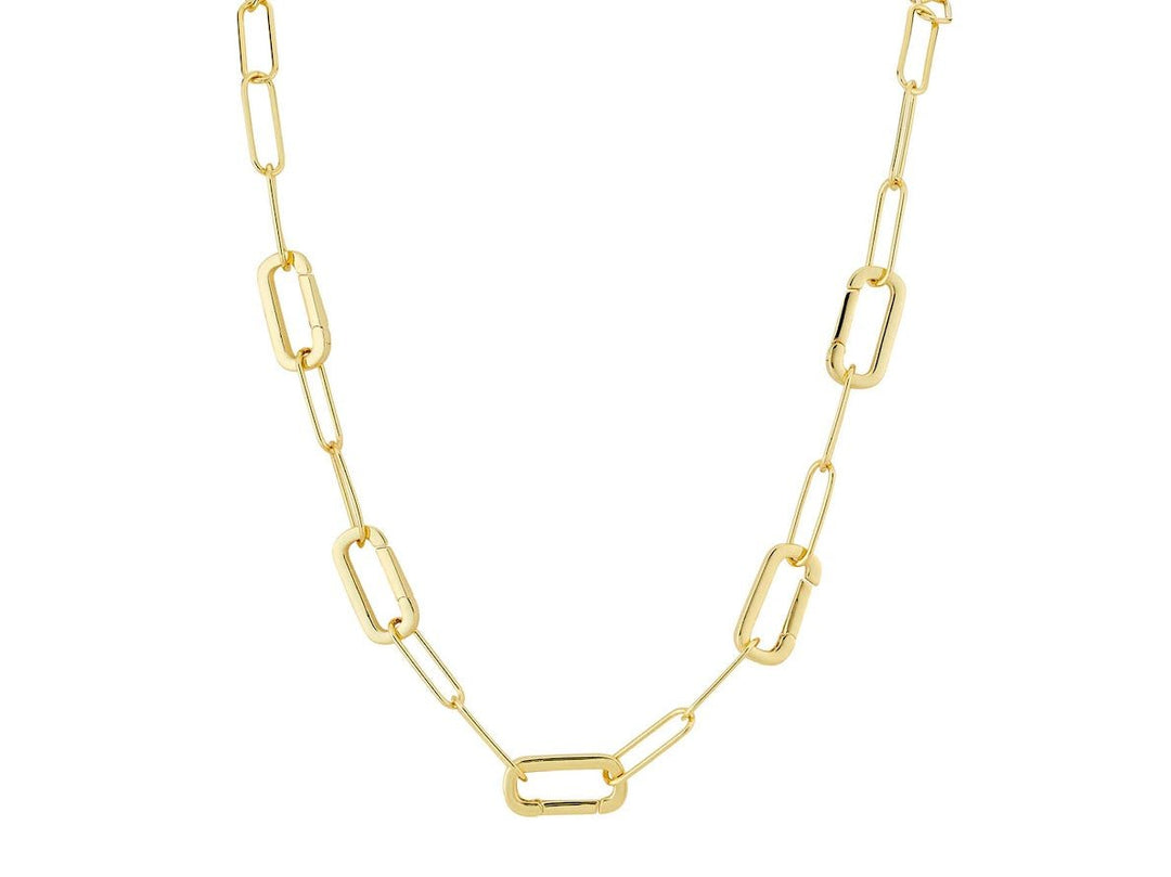Gold Charm Link Chain