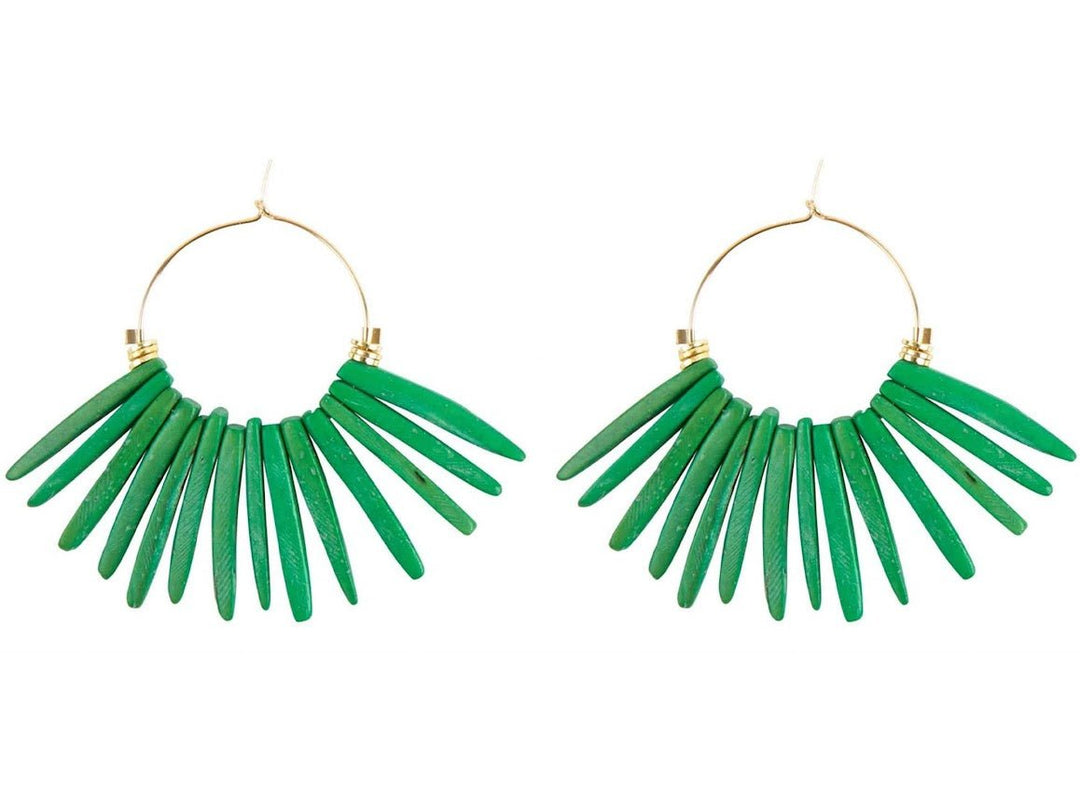 Kelly Green Seychelles Shorty Earrings