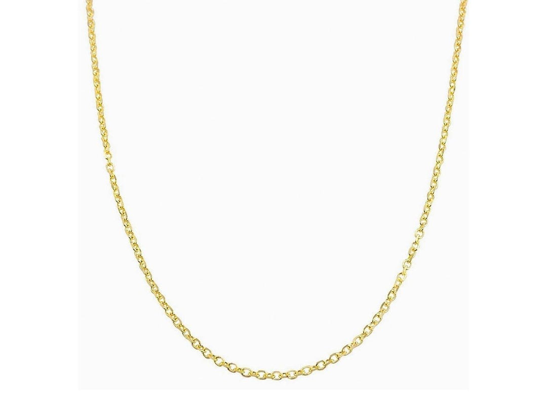 14k Diamond-Cut Cable Chain
