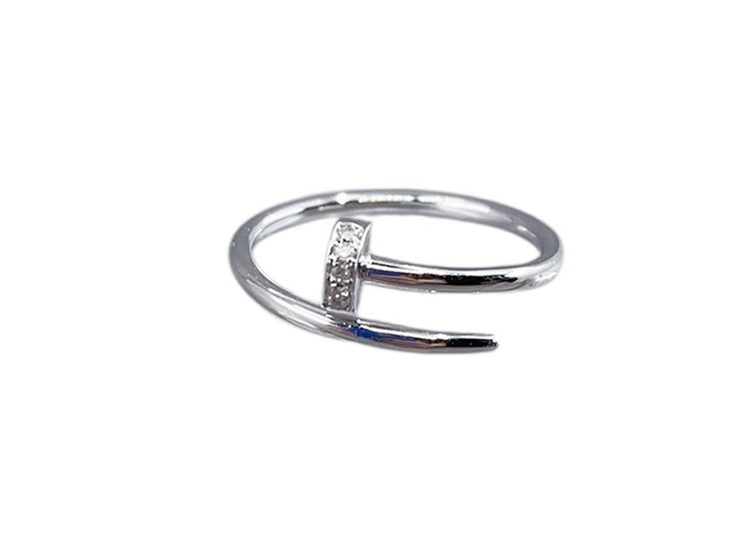 14k Diamond Nail Ring