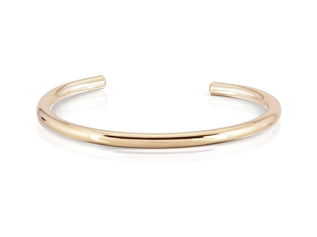 Simple Gold Round Cuff