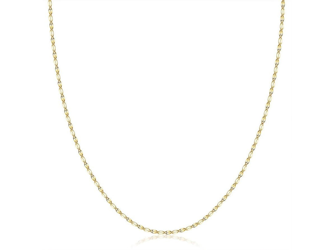 18k Mirror Chain Necklace