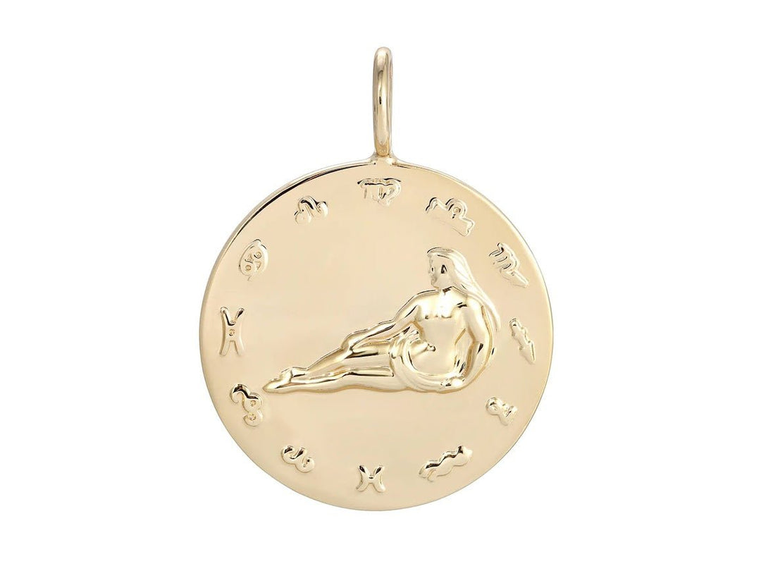 Gold Virgo Charm
