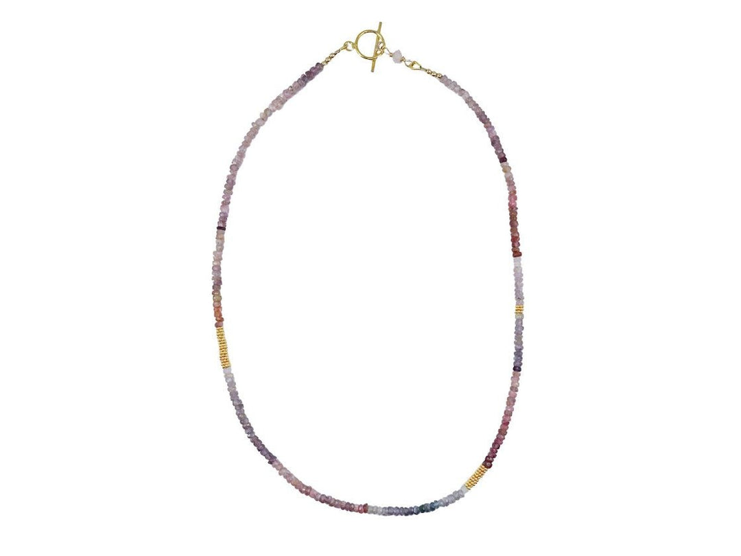 Frosted Spinel Strand Necklace