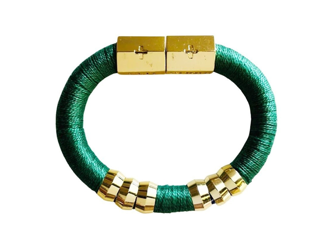 Classic Pine Green Wrap Bracelet