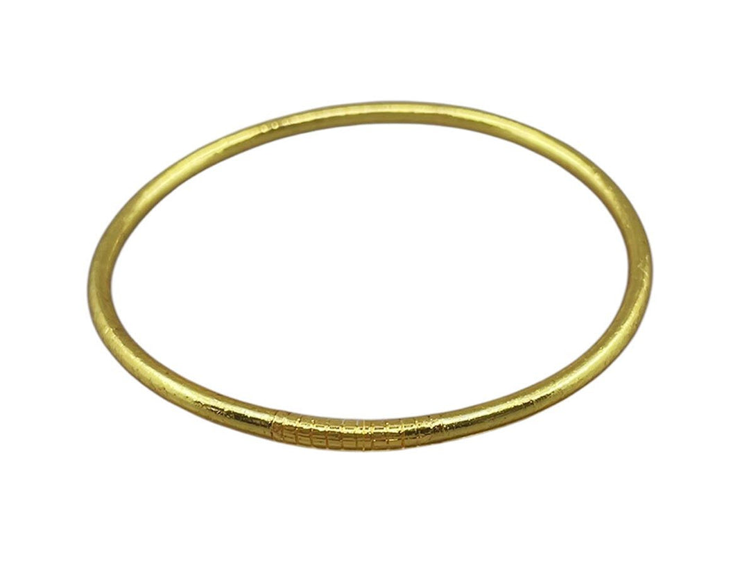 Thin Gold Buddhist Bangle
