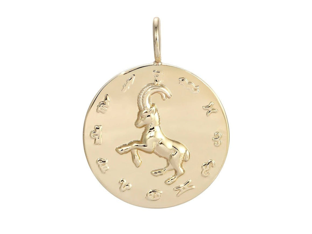 Gold Capricorn Charm