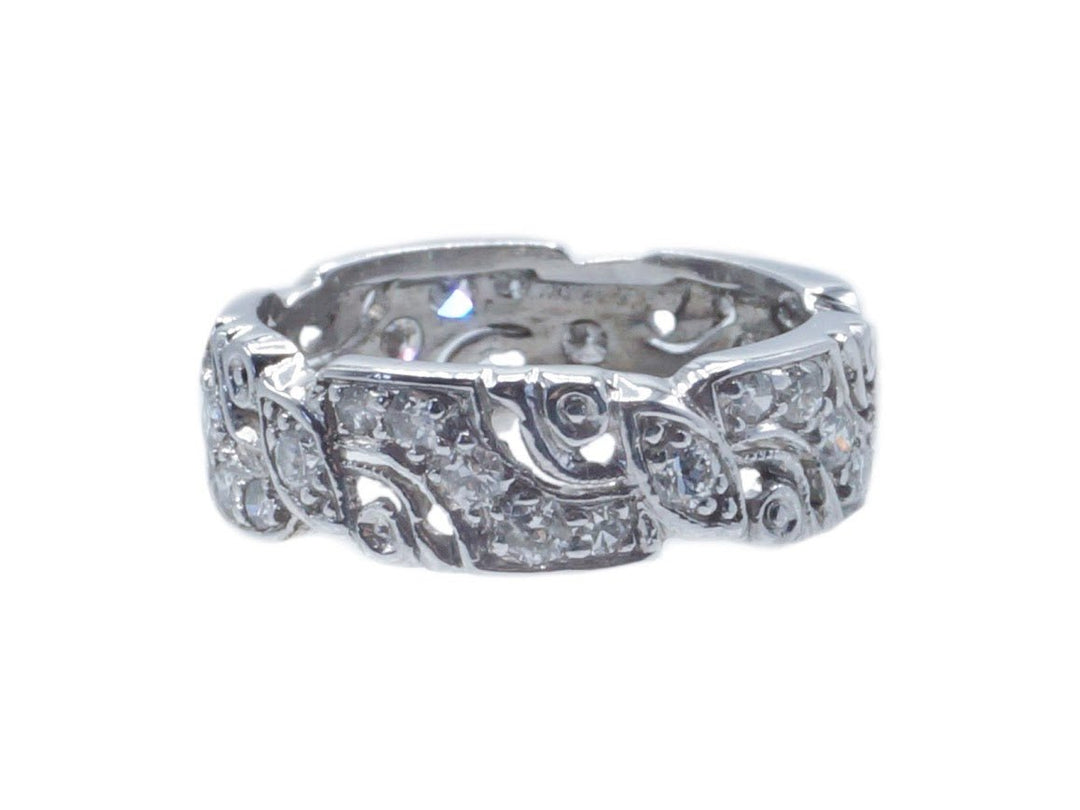 1950s 18k Diamond Eternity Band
