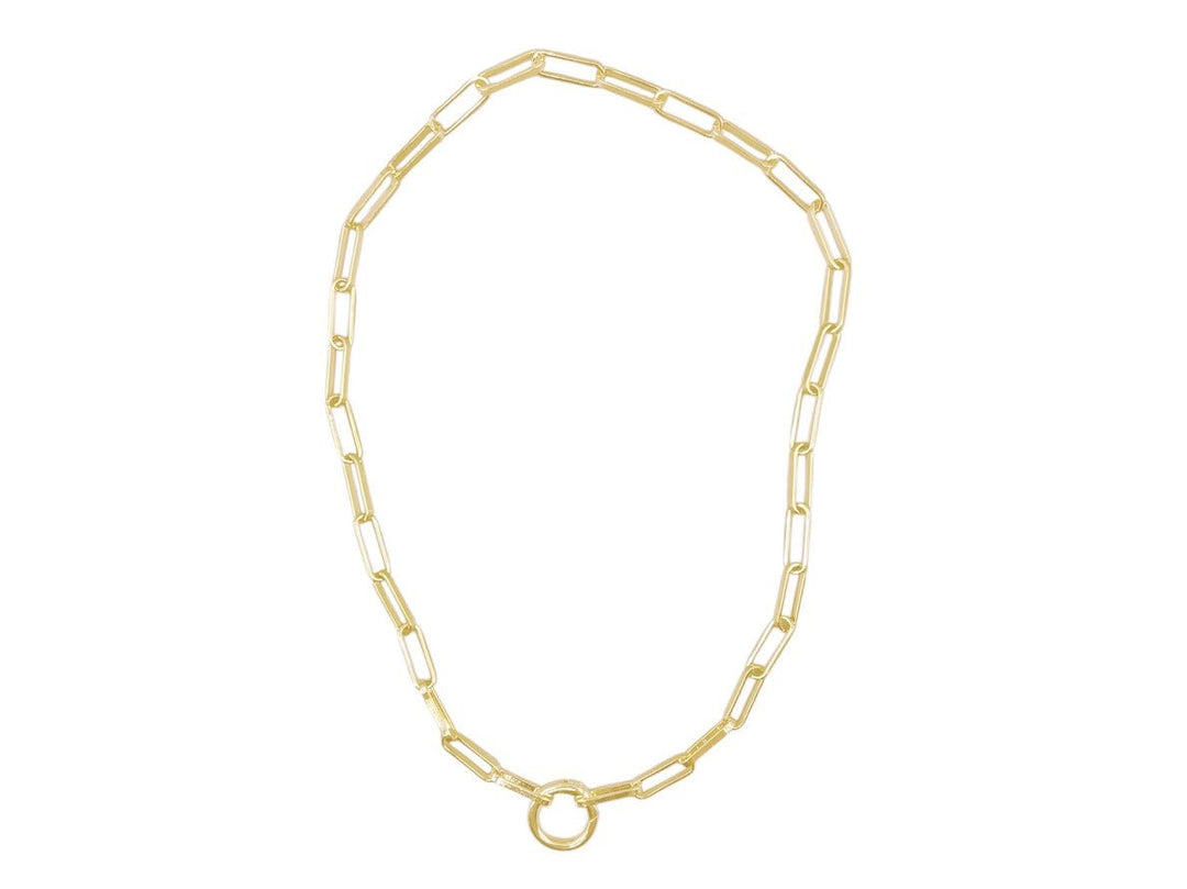 Paperclip Chain with Charm Clip