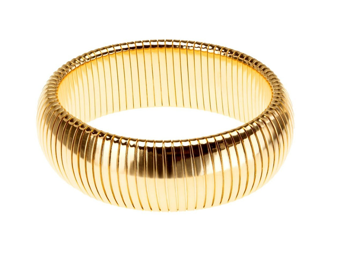 Gold Cobra Half Round Band .875