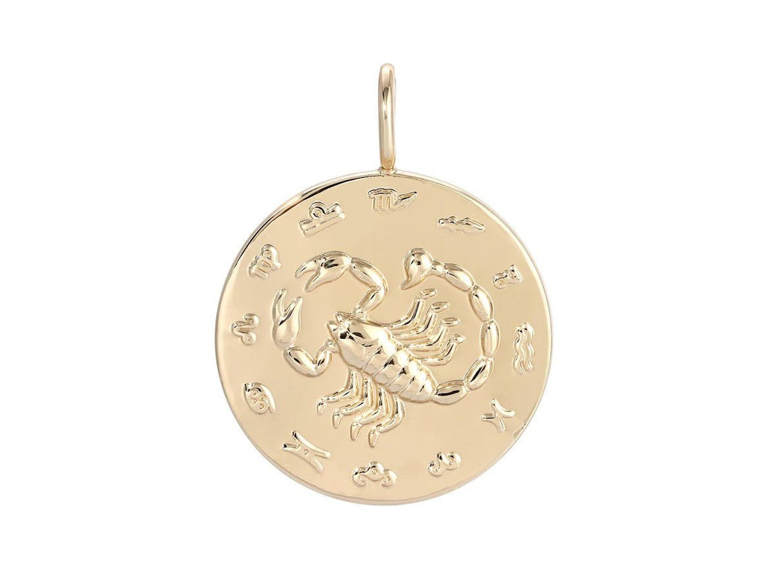 Gold Scorpio Charm