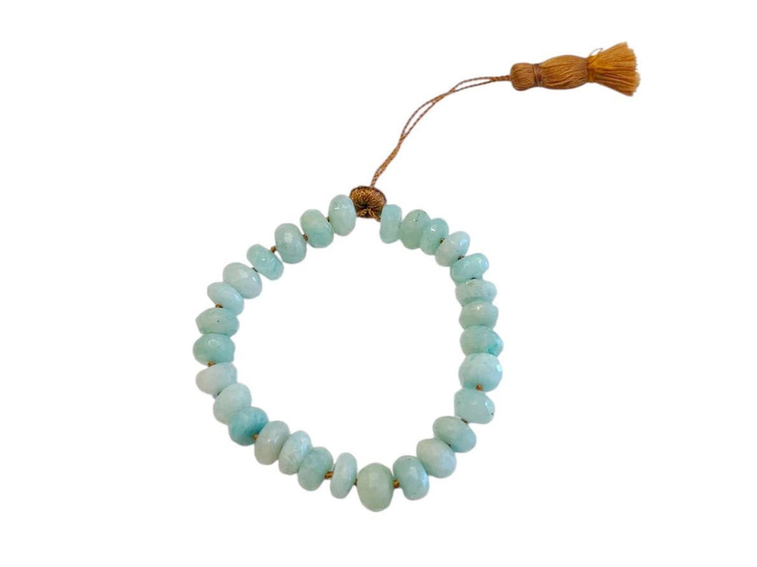 Amazon Bead Bracelet with Tassels