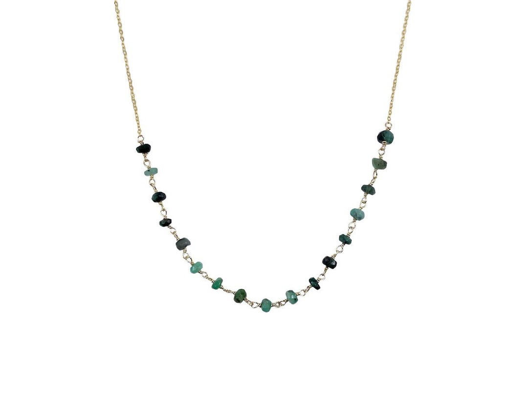 Emerald Roundel Layering Necklace
