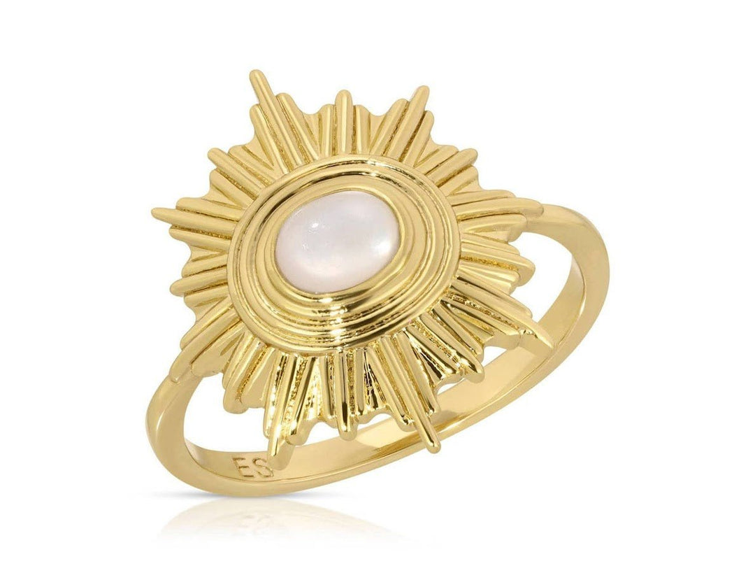 Gold and MOP Supernova Ring