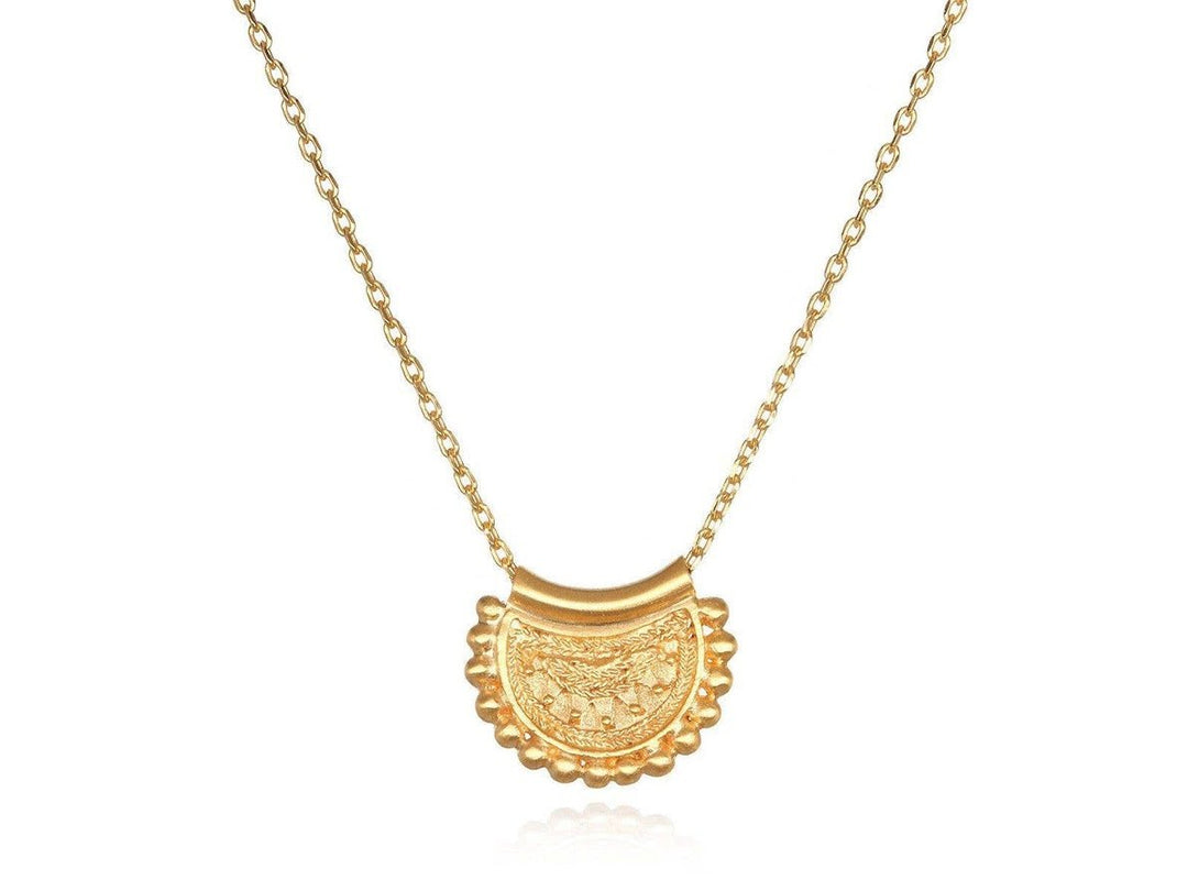 Gold Mini Mandala Necklace
