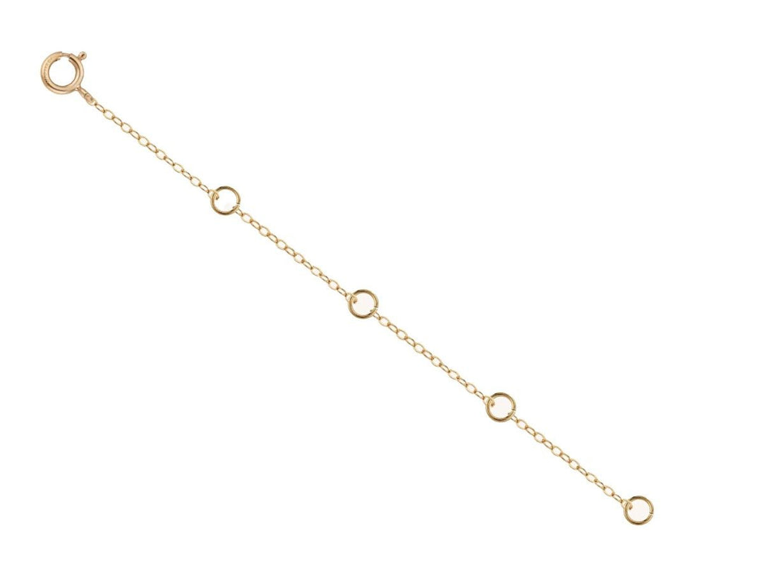 4-Inch Gold Cable Chain Extender