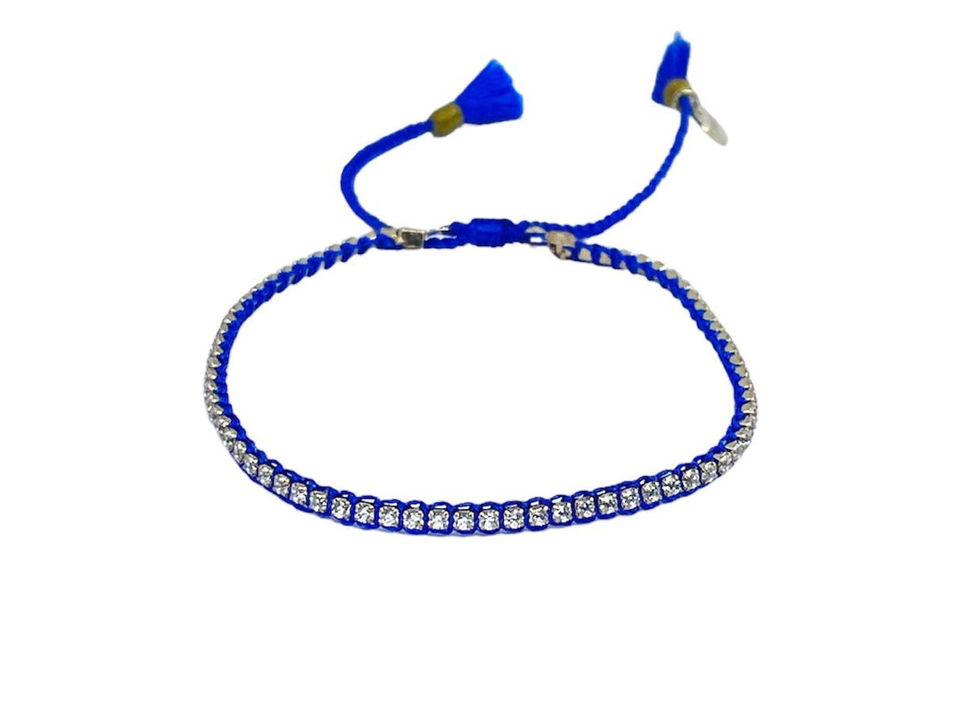 Navy CZ Tennis Bracelet