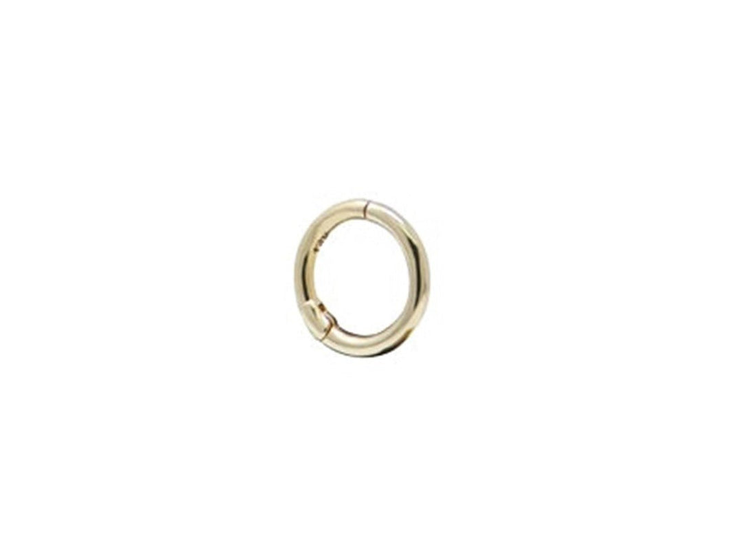 14k Single Clicker Hoop