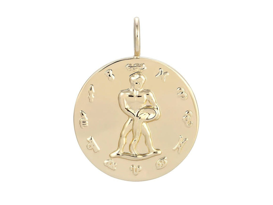 Gold Aquarius Charm