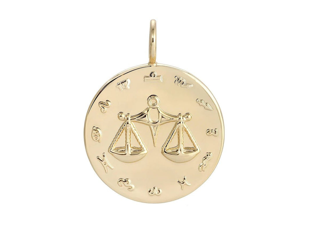 Gold Libra Charm