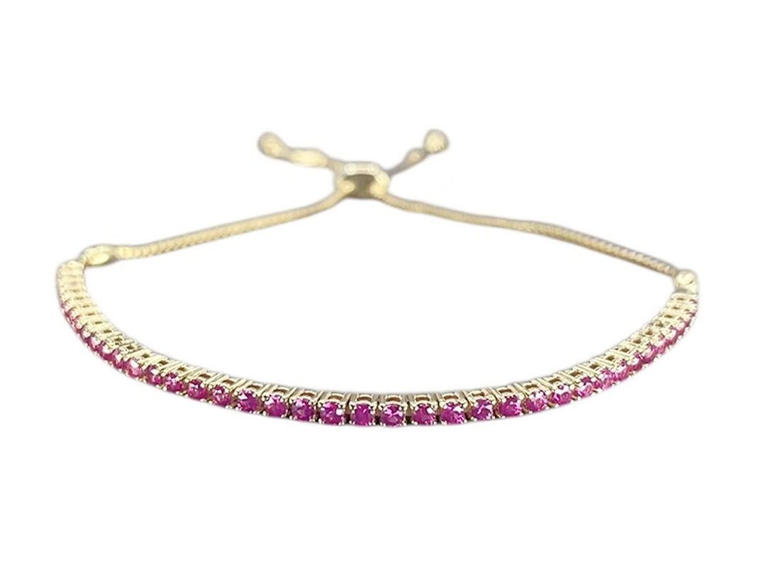 18k Ruby Tennis Bracelet