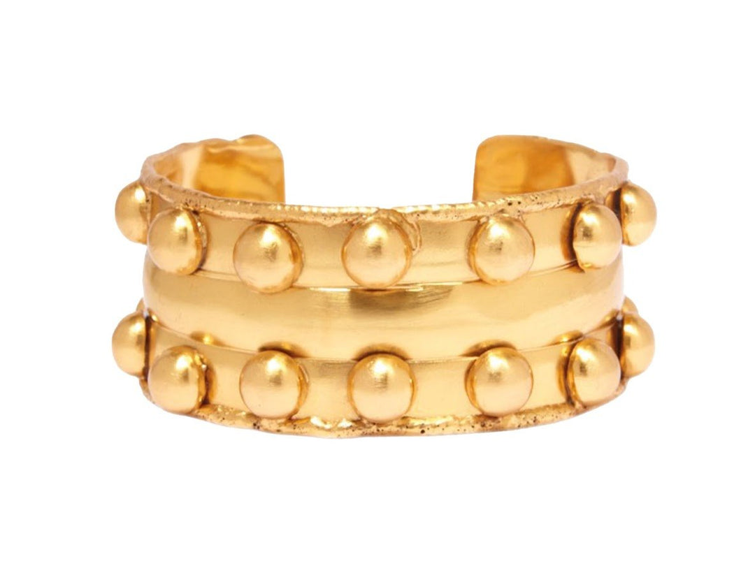 Double Row Beaded Cuff