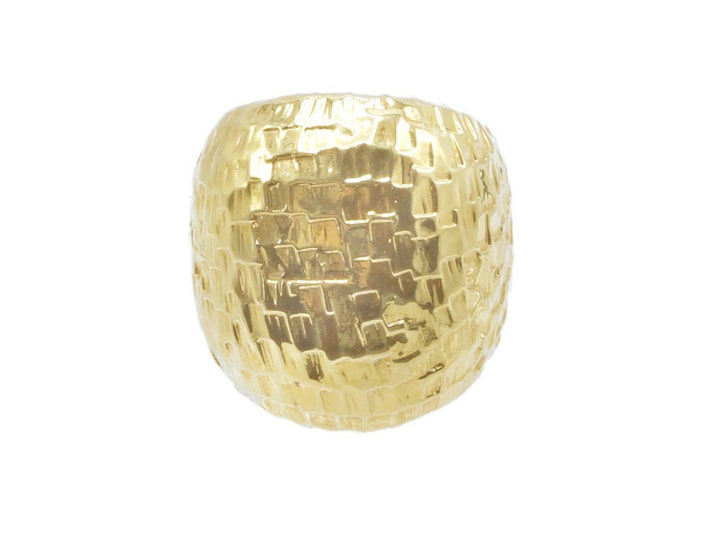 Chiseled Bombe Ring