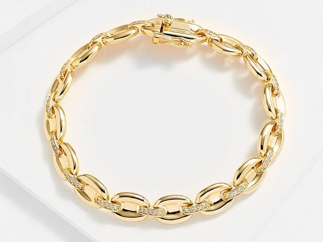 Gold Chunky Link Bracelet