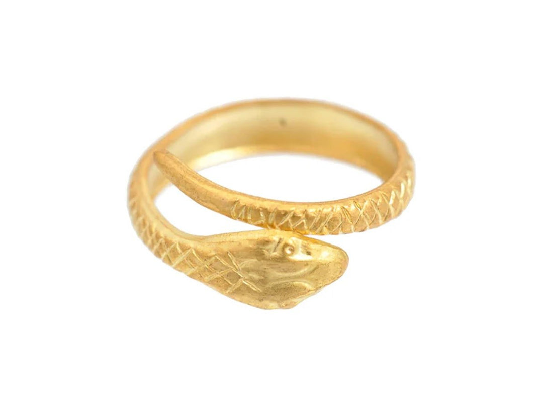 Brass Serpent Ring