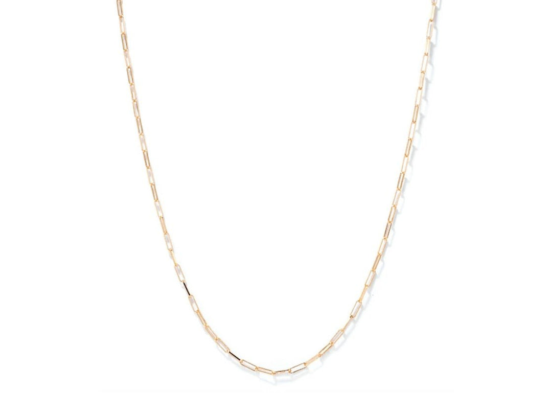 Gold Elongated Link Chain