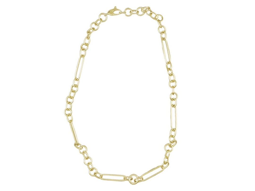 14k Mixed Link Chain