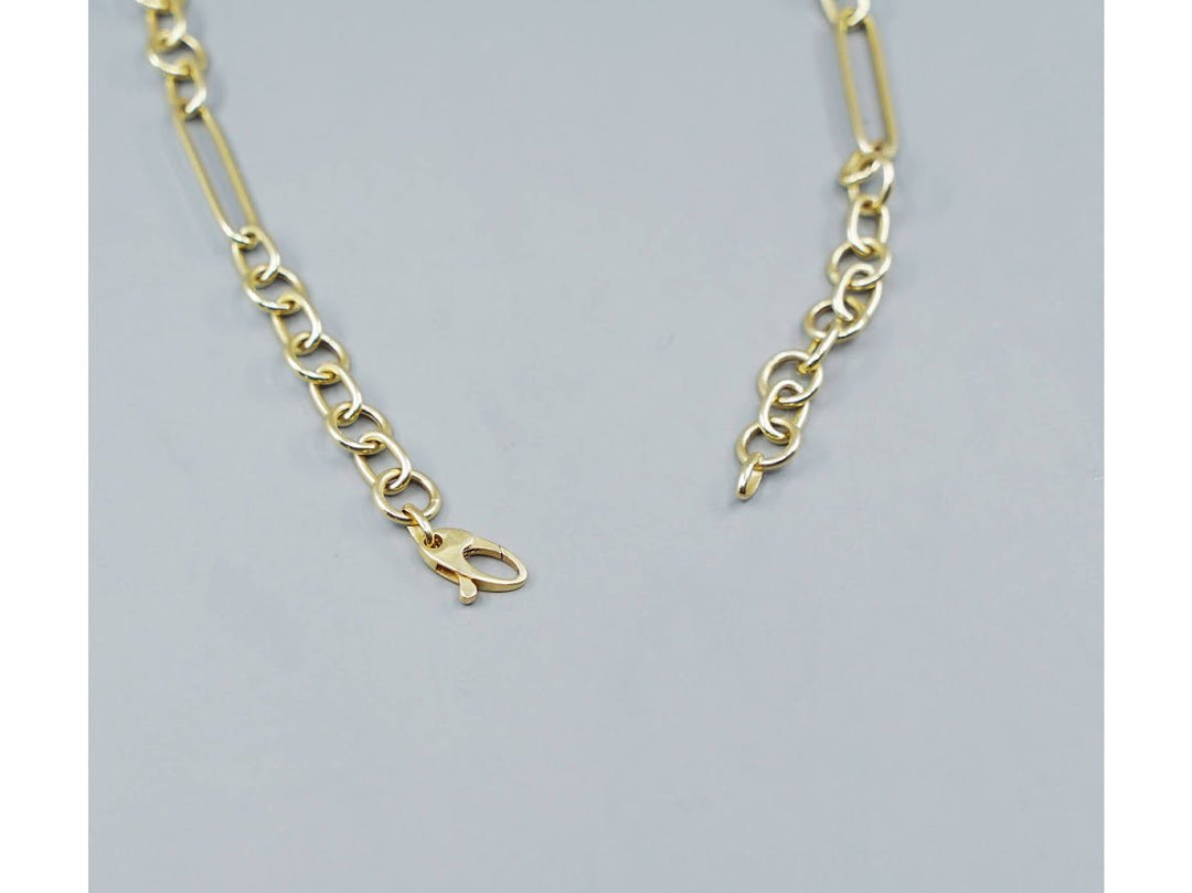 14k Mixed Link Chain
