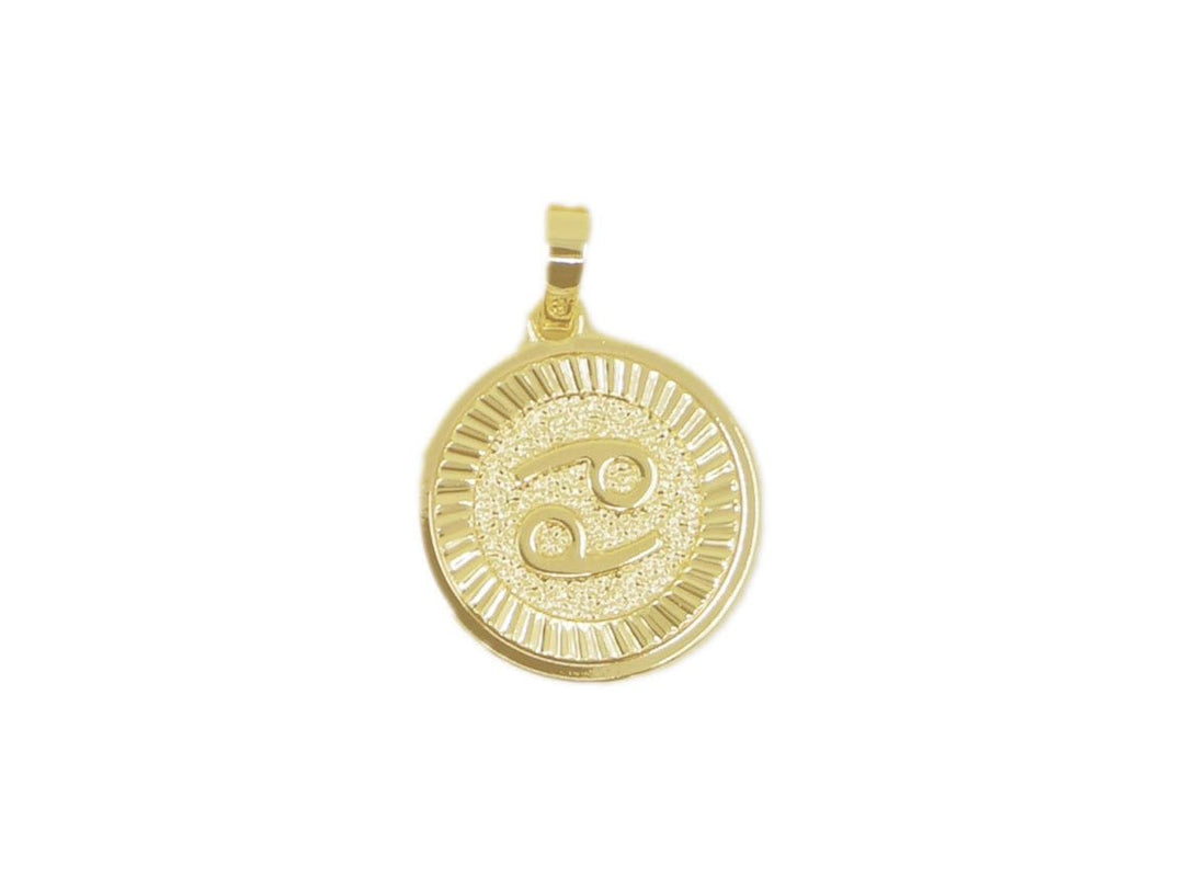 Large Round Cancer Charm