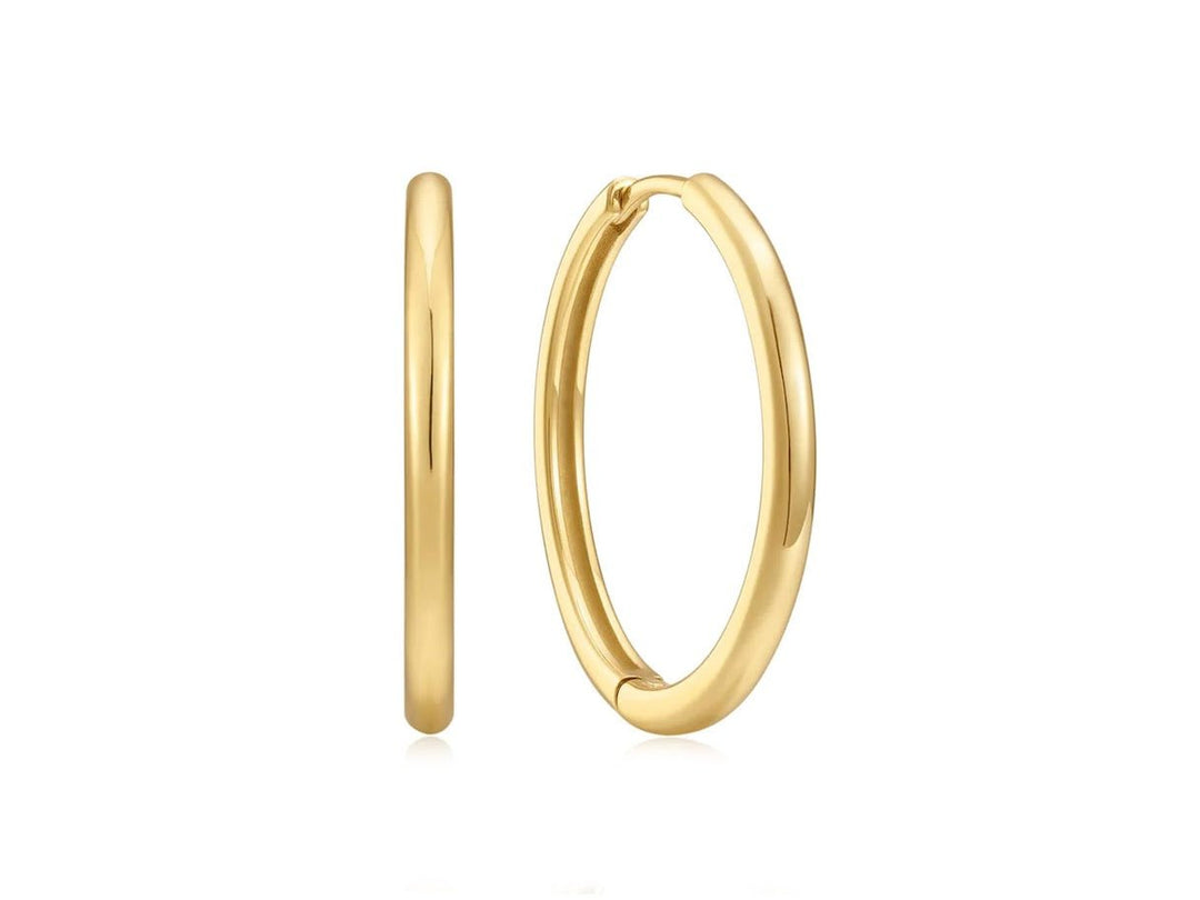 Gold Thin Hoops