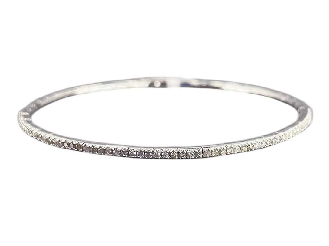 18k Diamond Bangle